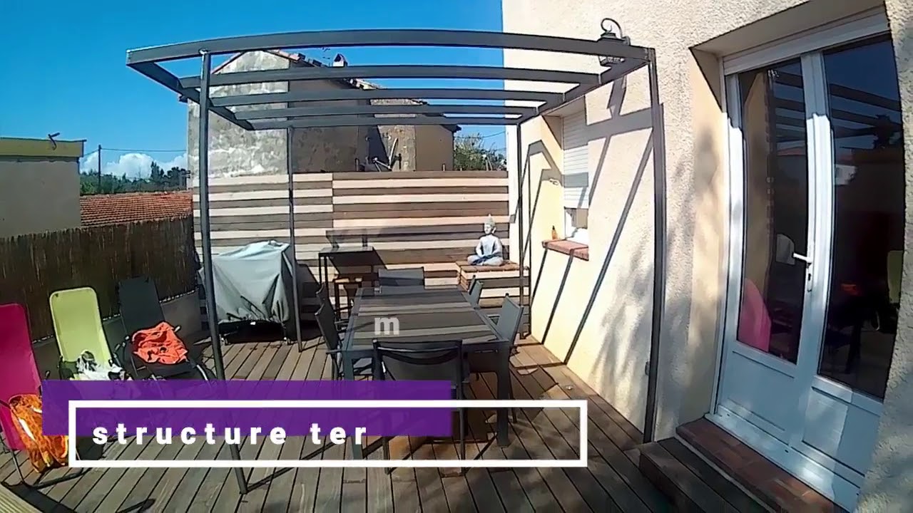 Pergola en métal / Steel pergola