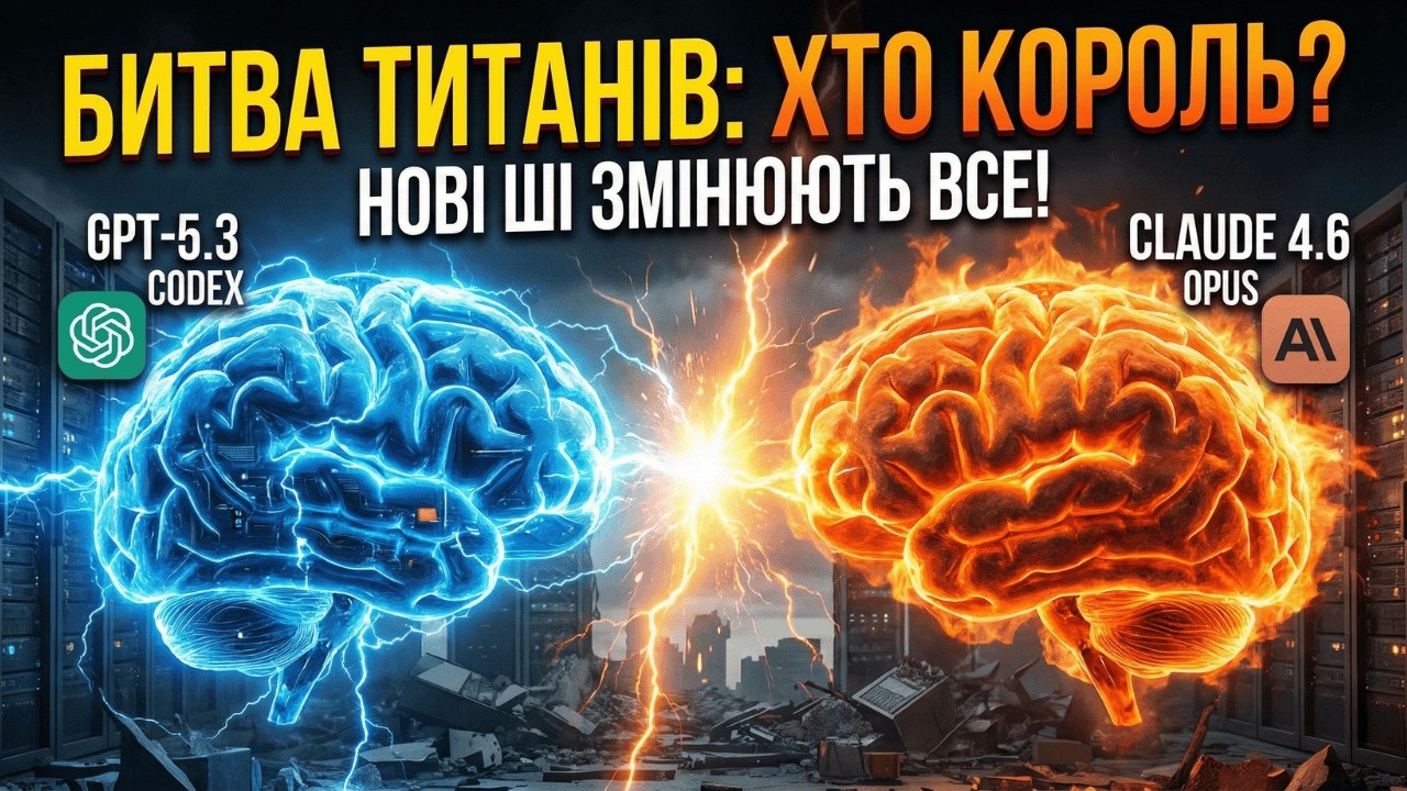 Битва титанів: GPT-5.3 Codex чи Claude 4.6 &mdash; хто тепер король?