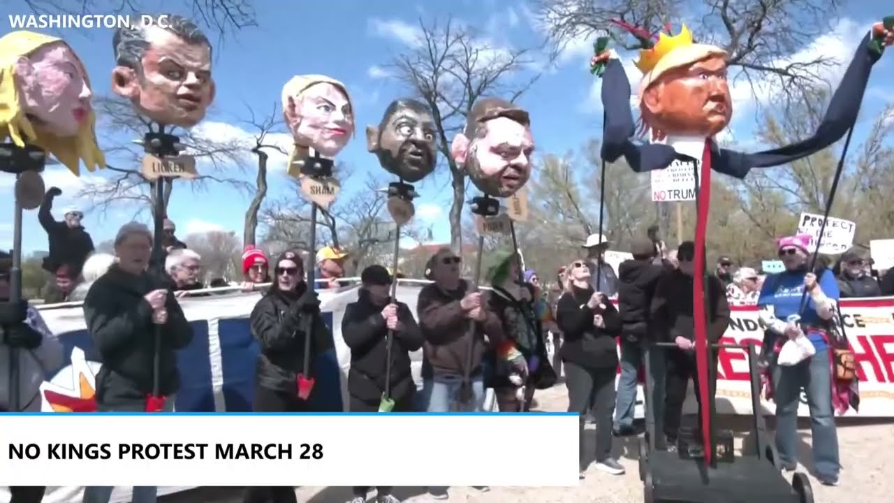Protest DC No Kings: Administracja Trumpa zawstydzona, protestujący wzywają do &bdquo;impeachmentu, ska...