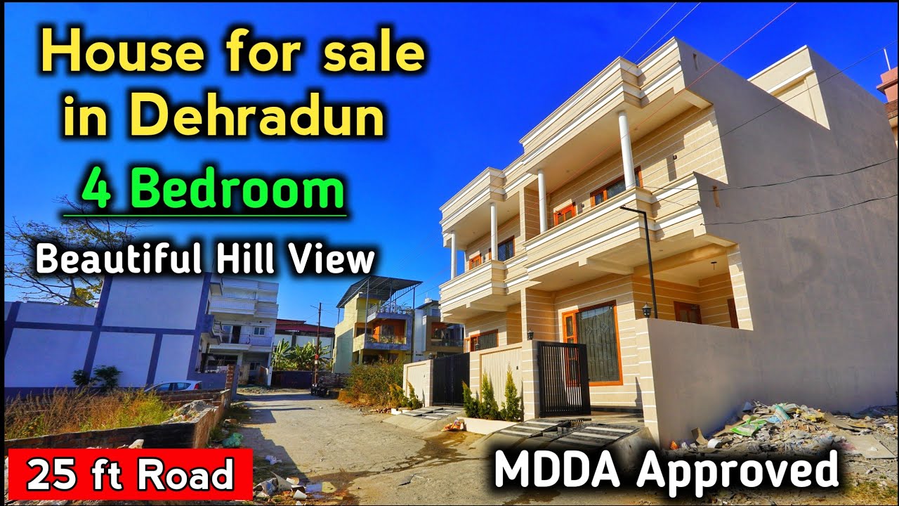 House for sale in Dehradun 🏡 4 Bedroom |MDDA Approved