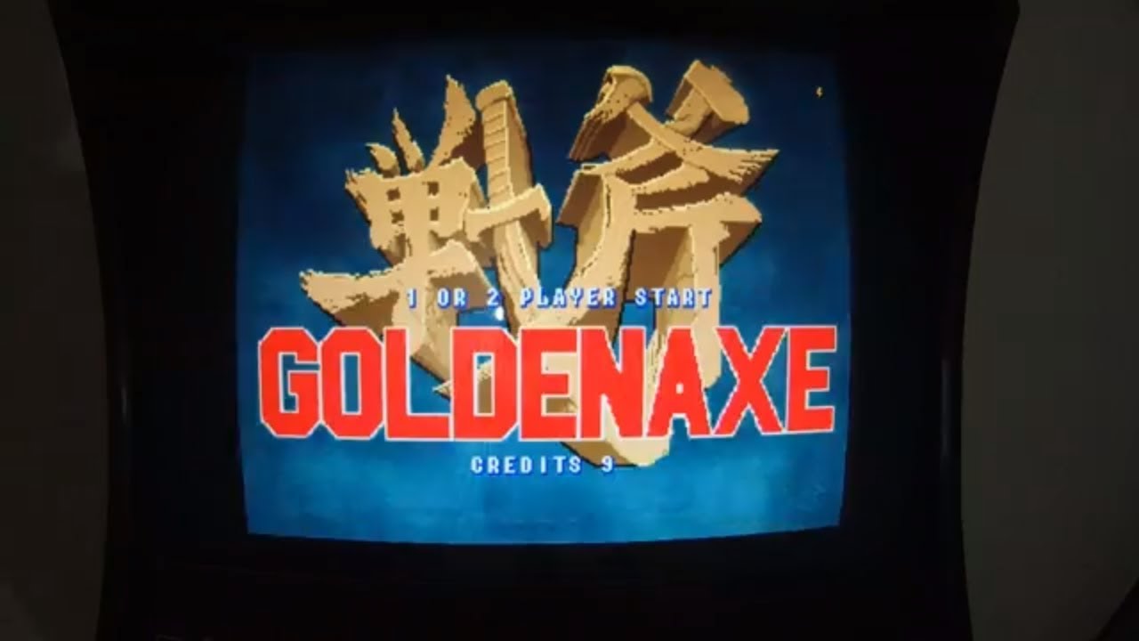 Golden Axe - Playthrough on an Arcade Machine