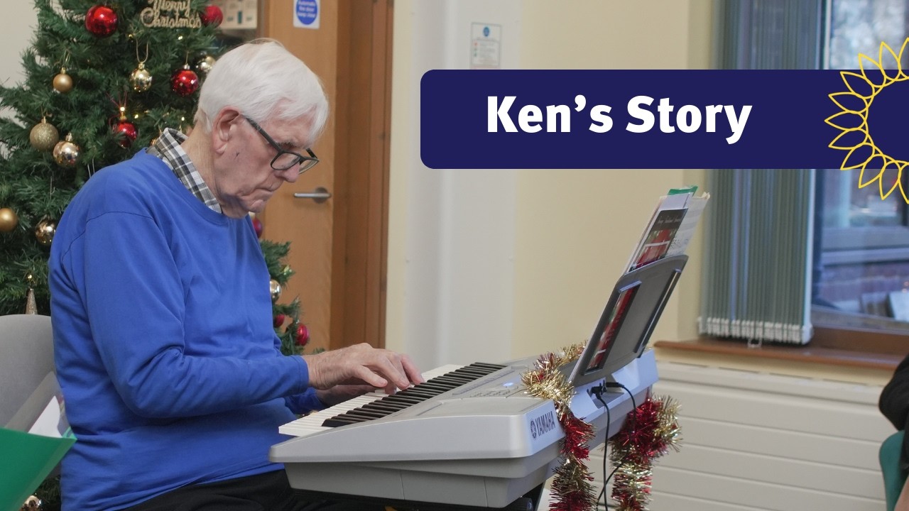 How the hospice helped Ken play the piano again after 20 Years