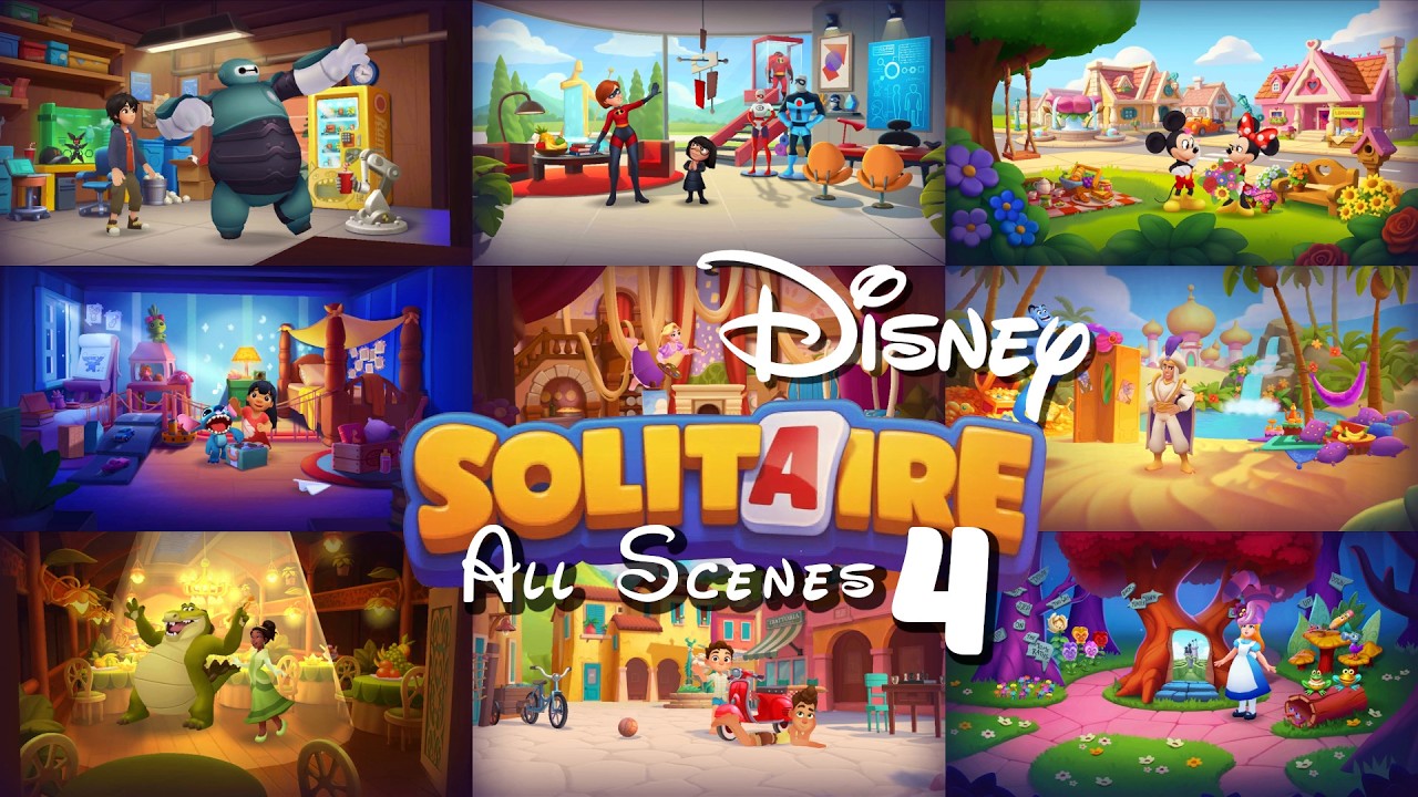 DISNEY SOLITAIRE | FULL GAME #4 | GAMEPLAY WALKTHROUGH