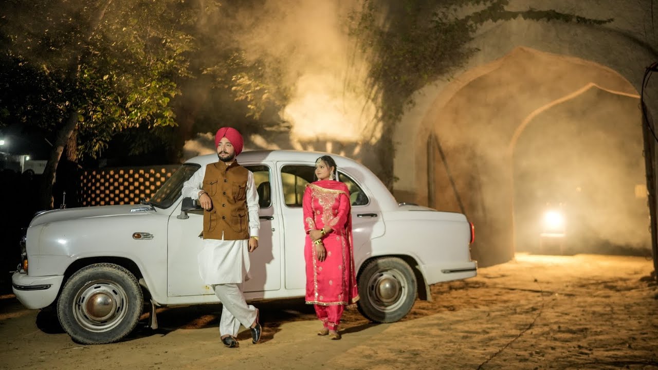 New punjabi Best pre wedding 4k SATNAM ❤️PARNEET Shoot by #Teji Clicker