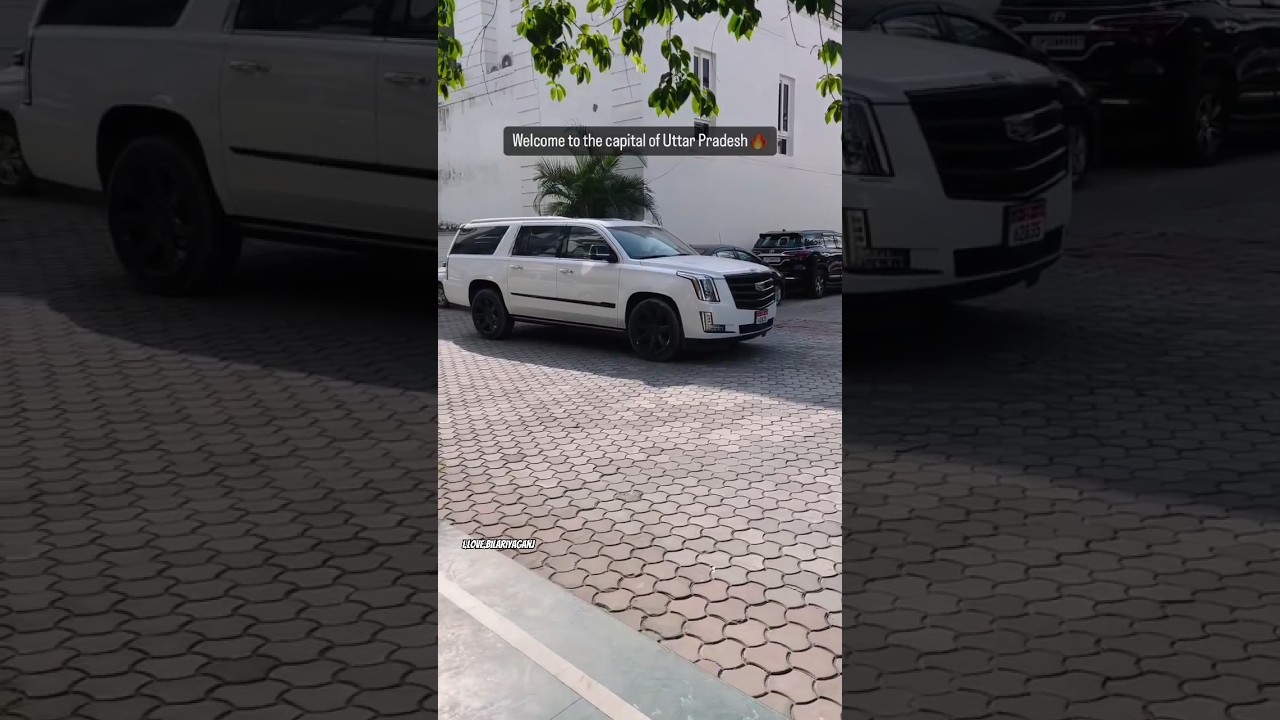 Dubai to India by road😱 luxury car #gmc &candillac❤️#dubai #india #system #lucknow #azamgarh #shorts