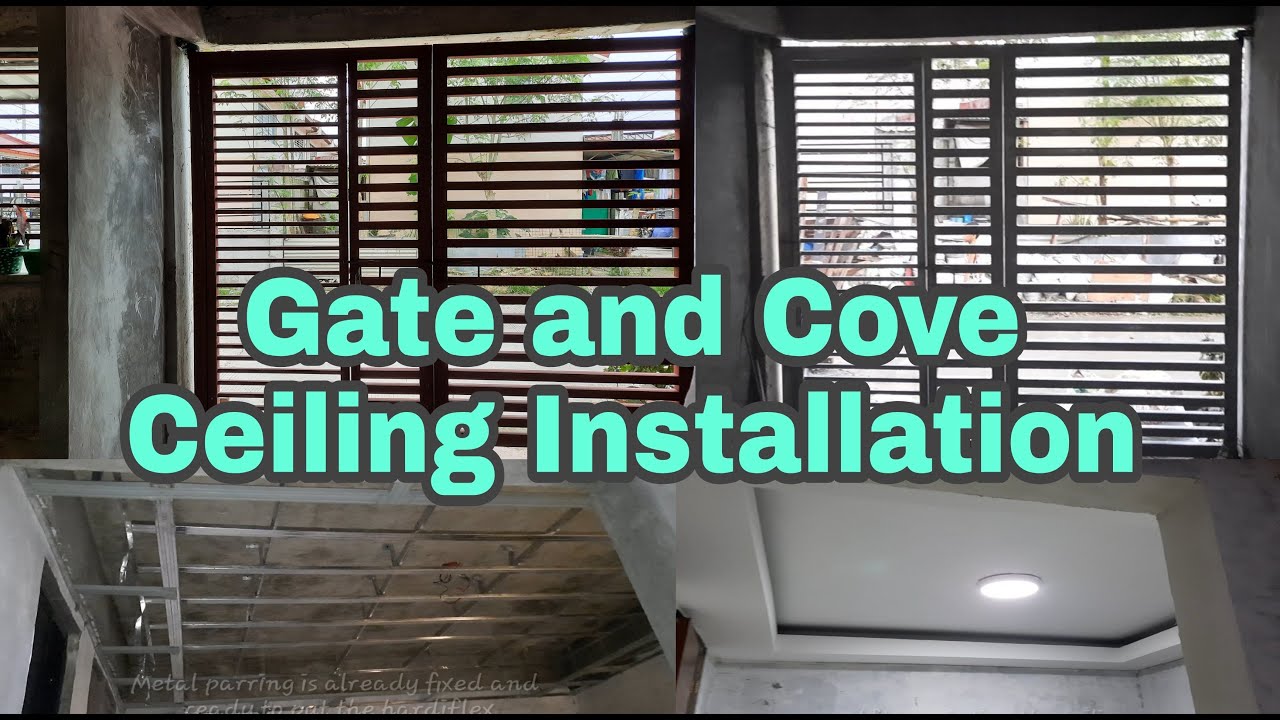 Gate and Kitchen Cove Ceiling Installation @JAaraneta