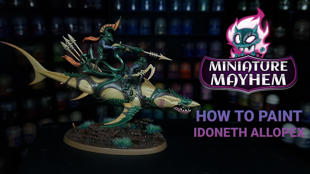 How To Paint: Idoneth Deepkin Allopex - Briomdar Enclave- Age of Sigmar- Painting Tutorial.