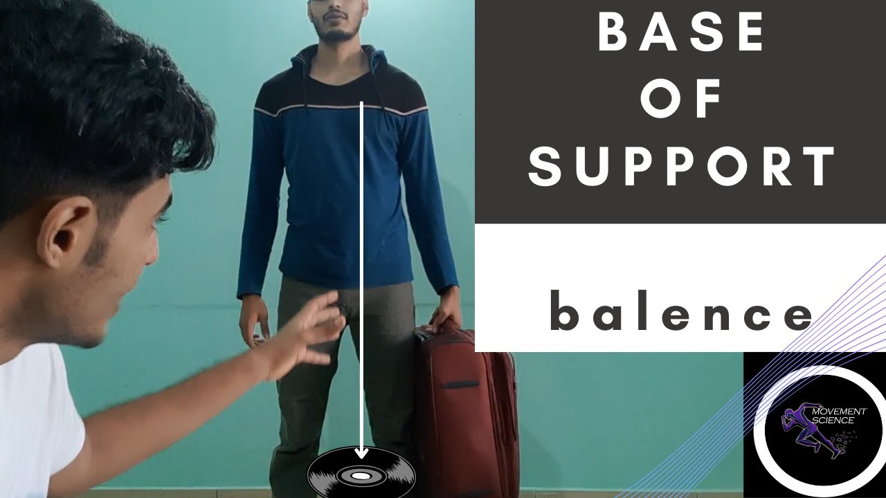 Base of Support, Stability and Balance (Basics of Biomechanics)Physiotherapy Tutorial