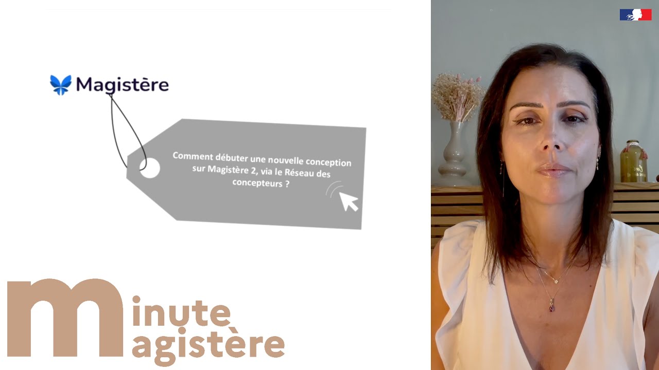 Minute Magistère (20) : débuter une conception sur Magistère 2, via le Réseau des concepteurs