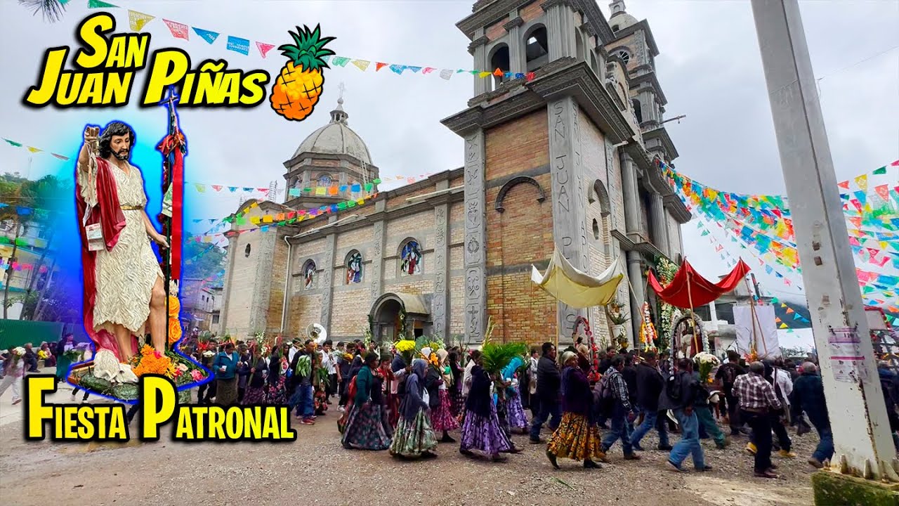 Así se vive La Fiesta Patronal de San Juan Piñas Oaxaca en Honor a San Juan Bautista 23/Jun/2025