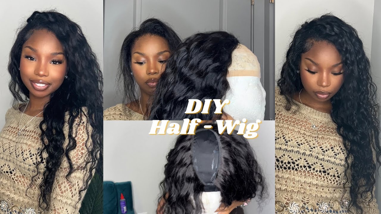 HOW TO MAKE A HALF-WIG | SUPER DETAILED & EASY DIY