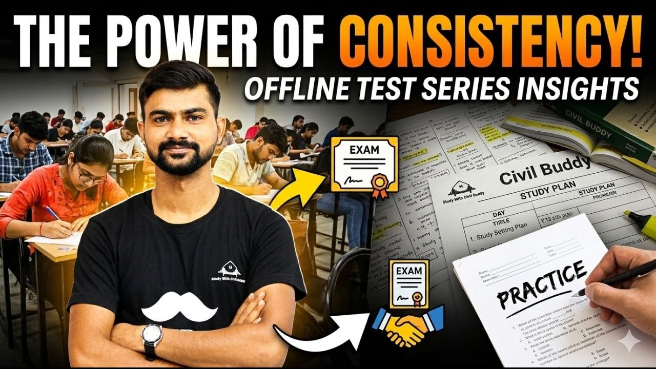 THE POWER OF CONSISTENCY & HARDWORK CIVIL ENGINEERING TEST SERIES RSSB JE AE RPSC AE