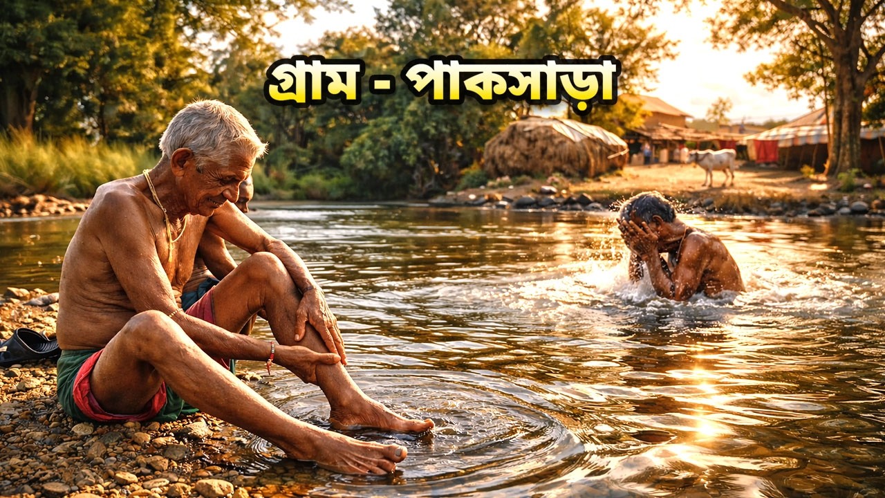 শিলাবতী নদীর কোলে শান্তির গ্রাম পাকসাড়া || Silabati River Side Village || Paksara || জরকা #bankura
