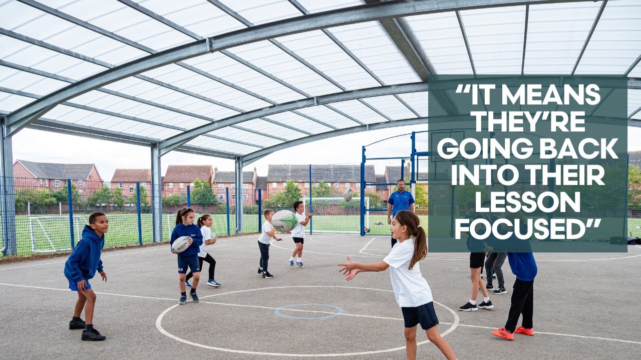 Covered Multi-Use Games Area at Hampton Vale Primary School