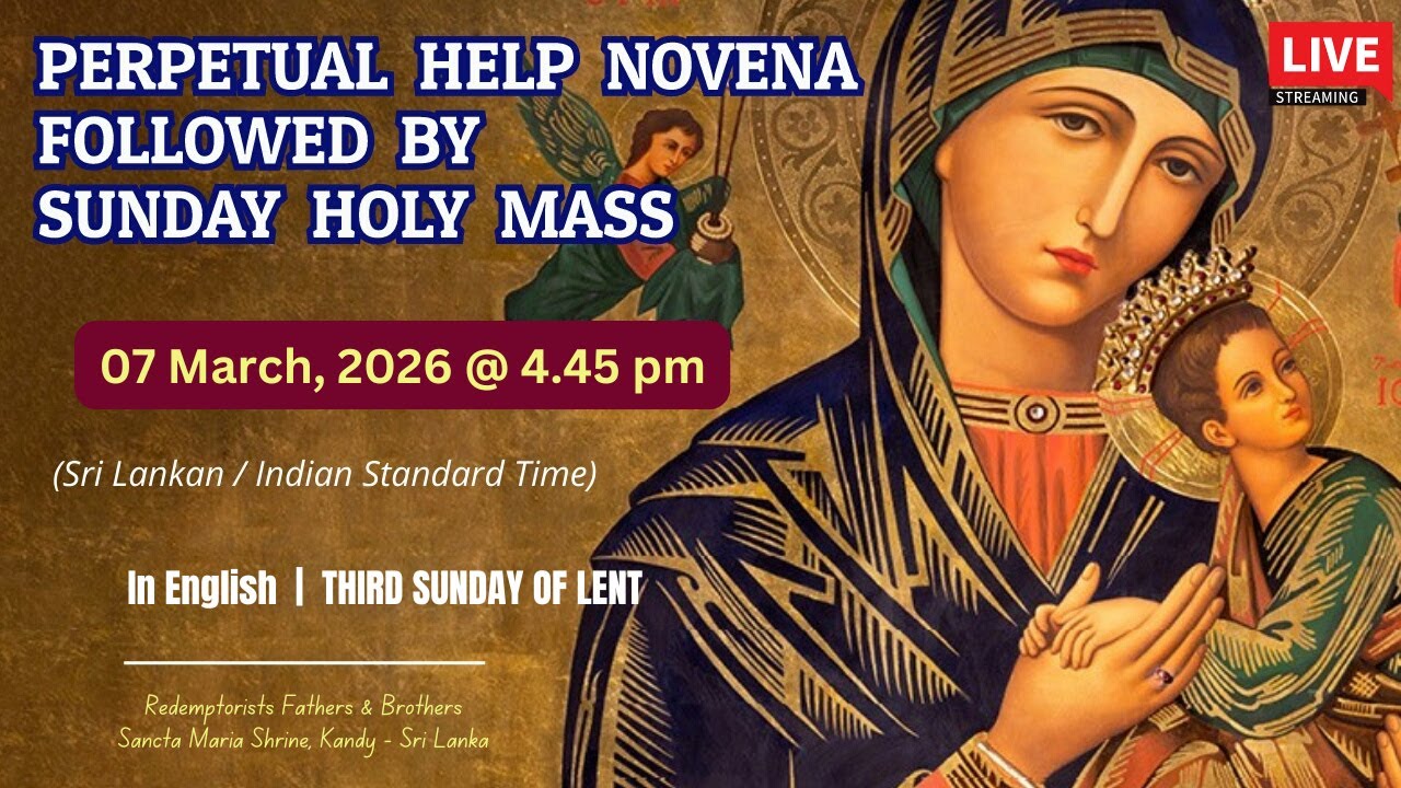 🔴LIVE || NOVENA DEVOTION TO OUR MOTHER OF PERPETUAL HELP AND SUNDAY HOLY MASS I In English