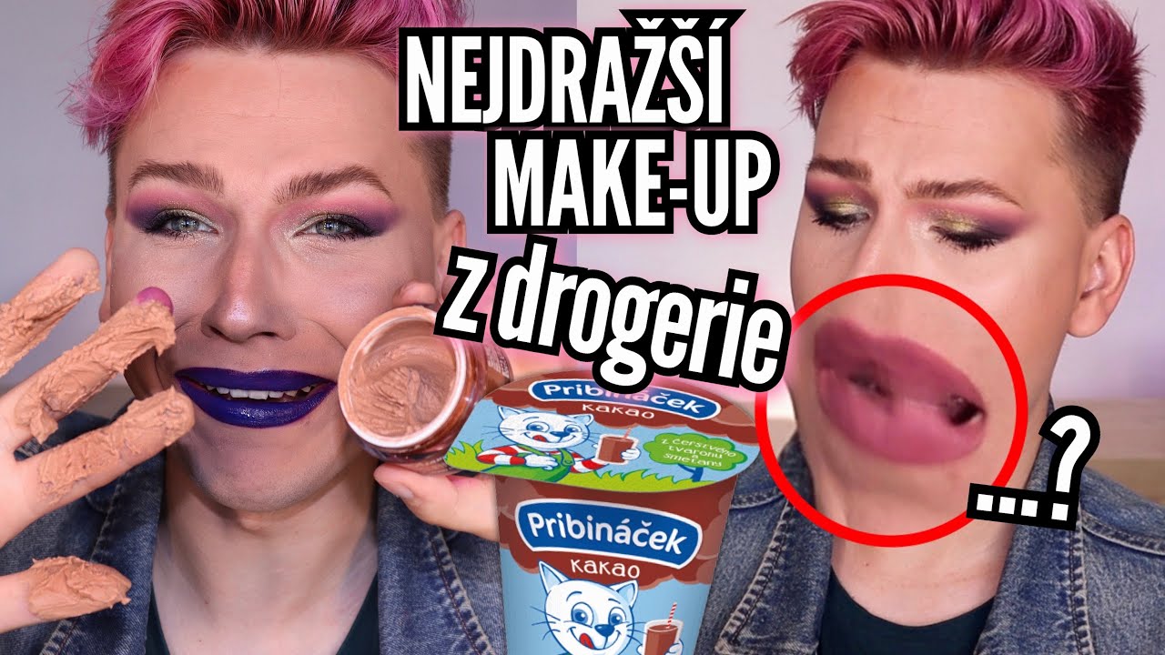 Testuju kosmetiku, která mě nikdy nezaujala 💩 zkaženej korektor, lepidlo na rty a další srandy…