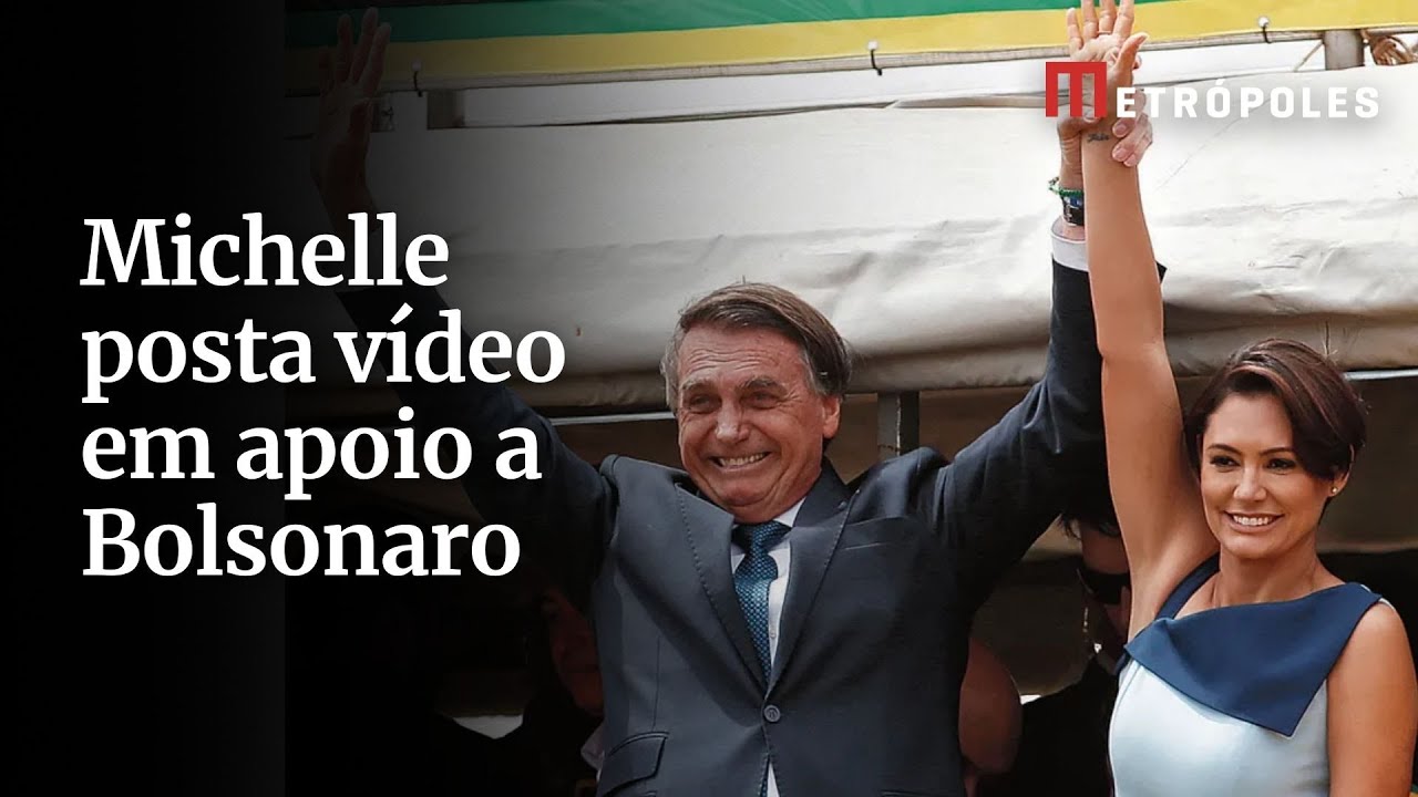 Michelle diz que Bolsonaro se ver&aacute; livre da pris&atilde;o