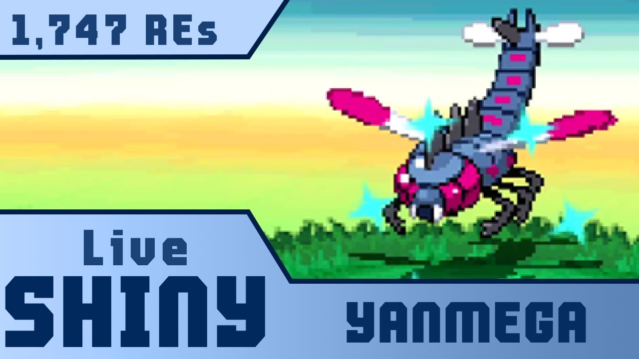 Live Shiny Yanmega in 1,747 Rustling Grass! • Pokemon White 2