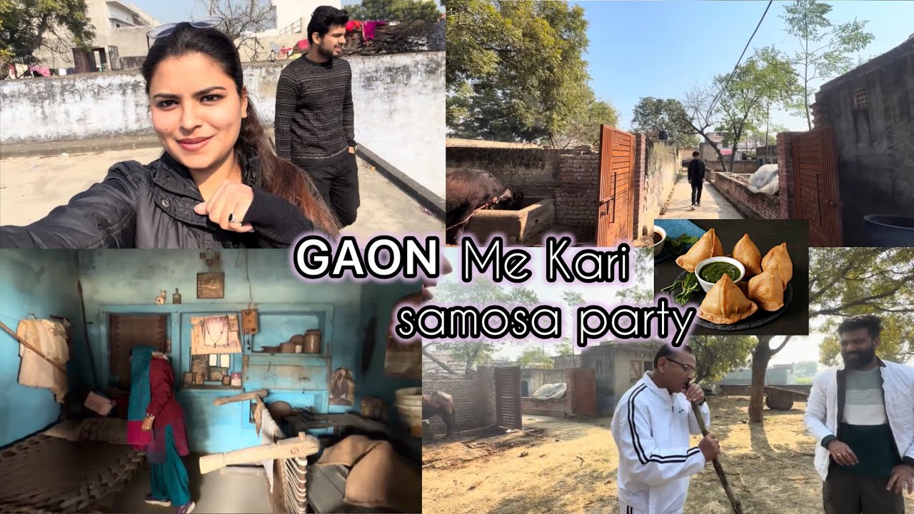 Gaon me Kari samosa party🥳 (PART-2) || PRIYA SINGH ||