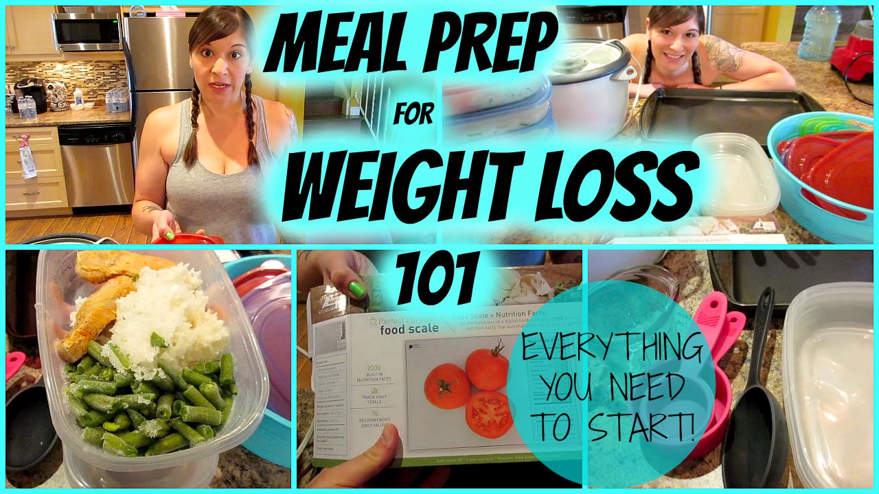 MEAL PREP for WEIGHT LOSS | WHAT YOU NEED TO START! Nicole Collet