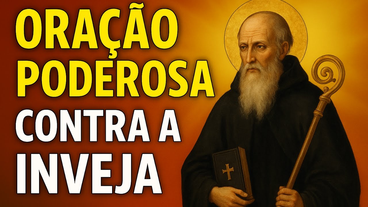 ORAÇÃO FORTE — São Bento EXPULSA toda  INVEJA  e MALDADE!