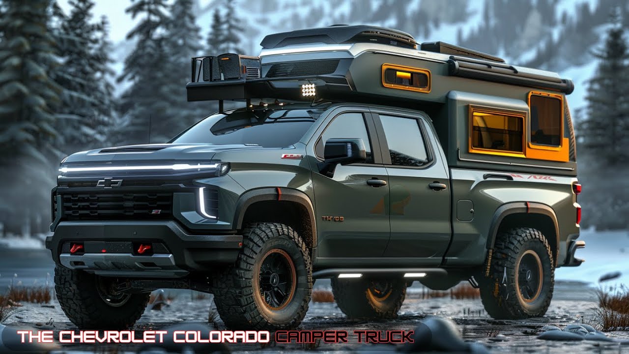 Chevrolet Colorado Camper Truck: ваш вездеходный компаньон, готовый к приключениям!