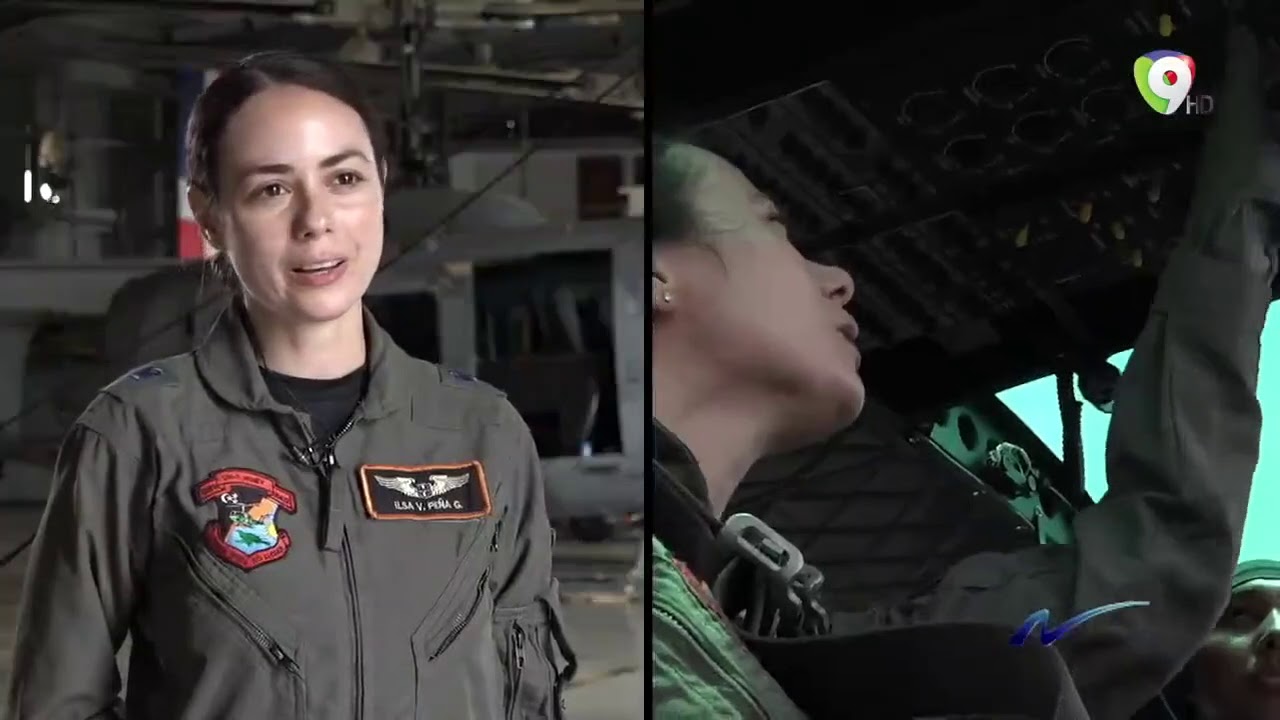 Mujeres Pilotos ejemplos en la Fuerza Aérea Dominicana - Nuria Piera