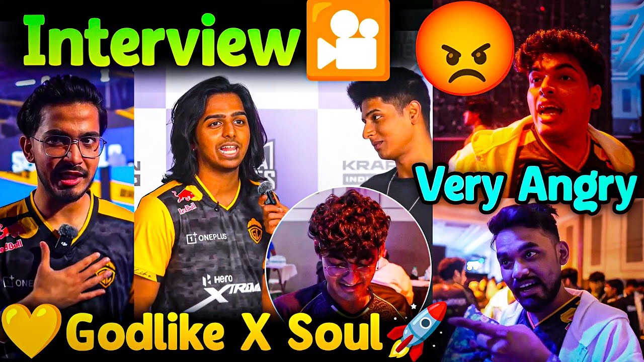 💛Godlike X Soul🚀Spower-Admino Interview🎦Jonny Angry Moment😡Manya Poke Spower😳