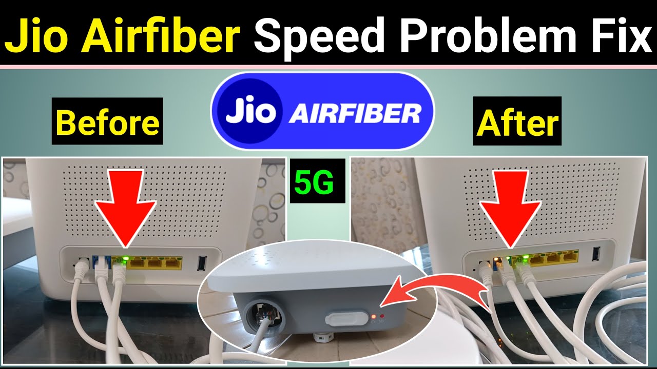 Jio Airfiber Speed Problem Fix | How To Fix Jio Airfiber Slow Speed | Jio Airfiber Slow Speed Fix