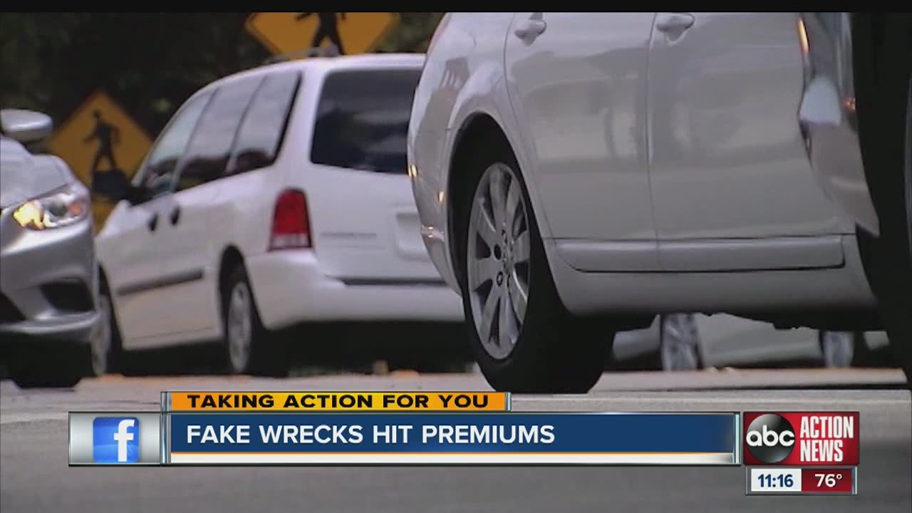 Fake crashes lead to big claims, higher premiums