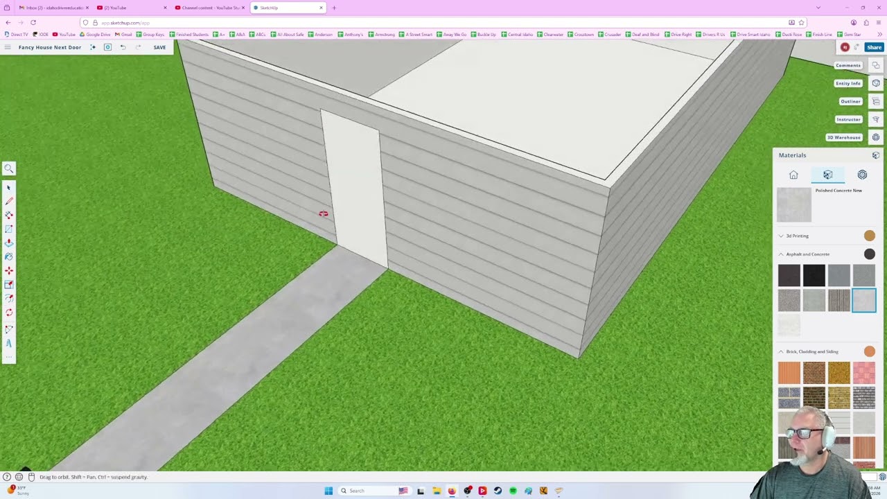 3D Fancy House Nextdoor Ep2: Walls and Front Door