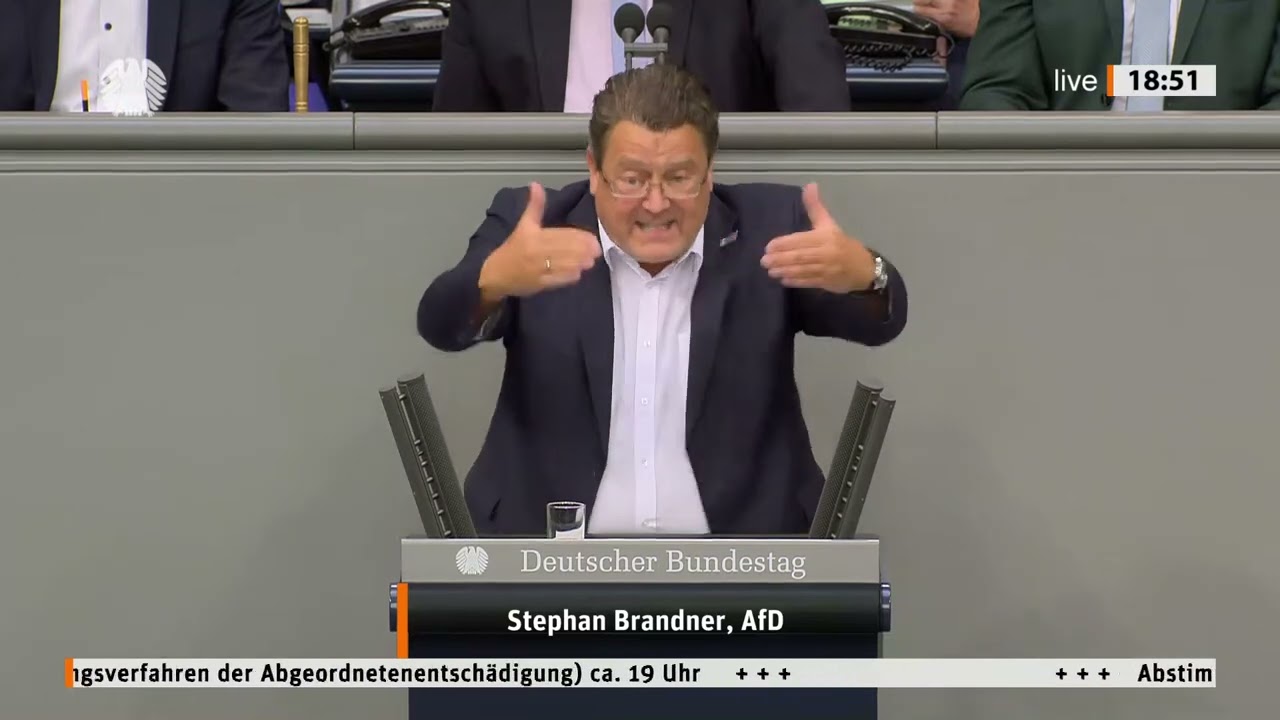 Stephan Brandner sorgt für Aufruhr im Bundestag – Debatte eskaliert!