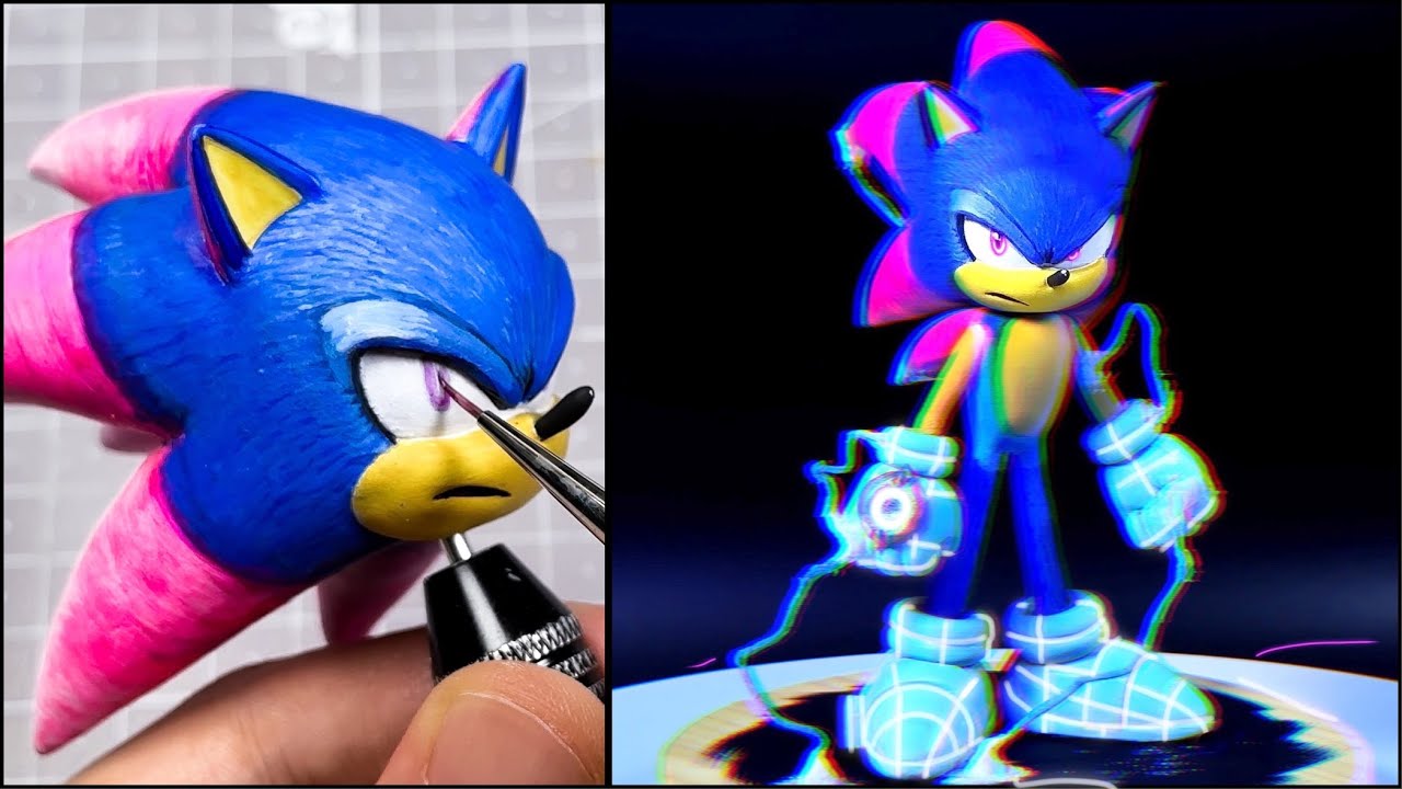 Создание Paradox Prism Sonic с помощью Clay / Netflix Sonic Prime [kiArt]