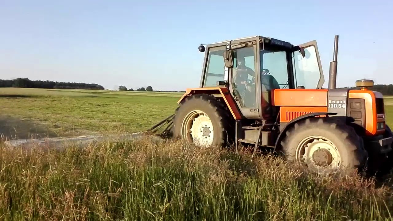 Szóstką z Claas'ą !! Sianokosy u Damiana ! Renault 110.54 & Claas disco 3050