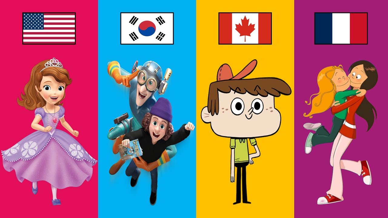 Cartoons From Different Countries | Pt.30