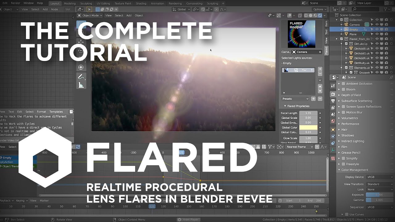 Flared - Blender Lens Flare - The Complete Tutorial **