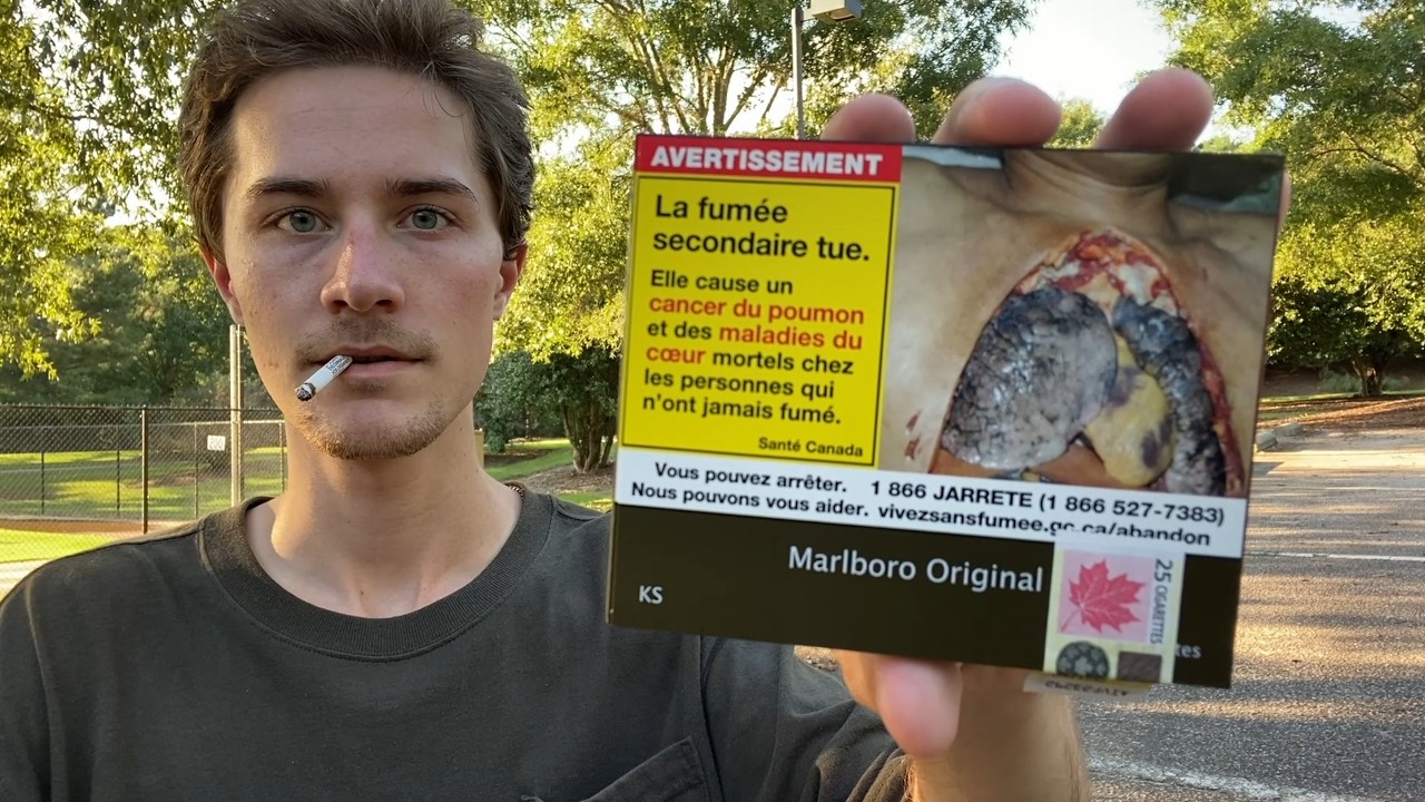 American Tries Canadian Marlboro Cigarettes for the First Time