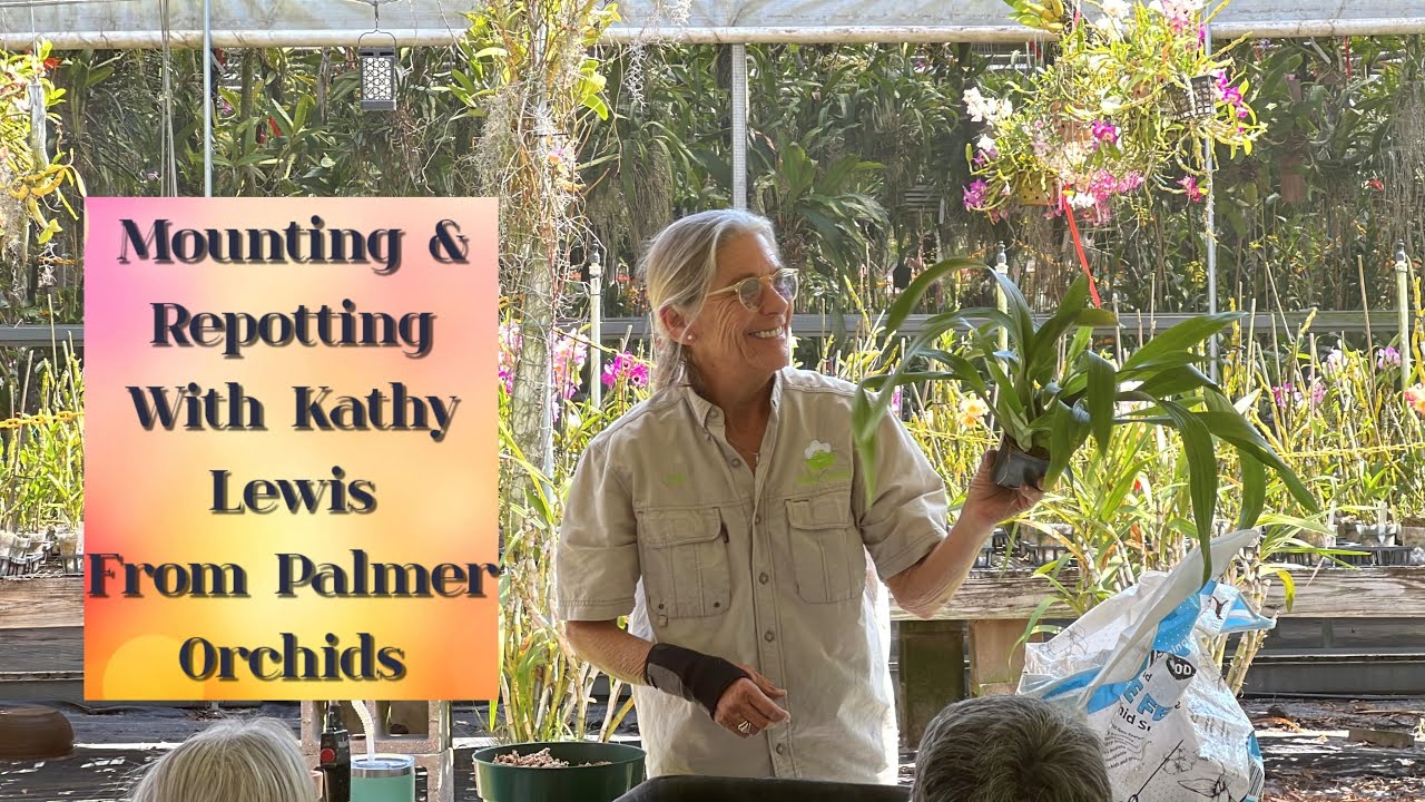 Mounting & Repotting with Kathy Lewis from Palmer Orchids!
