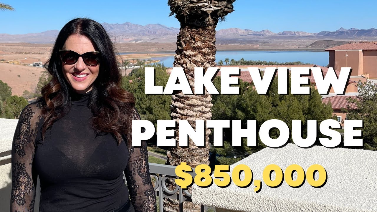 Spacious Penthouse Condo w/ Gorgeous Lake Views in Lake Las Vegas! Luxury Maintenance Free Living!