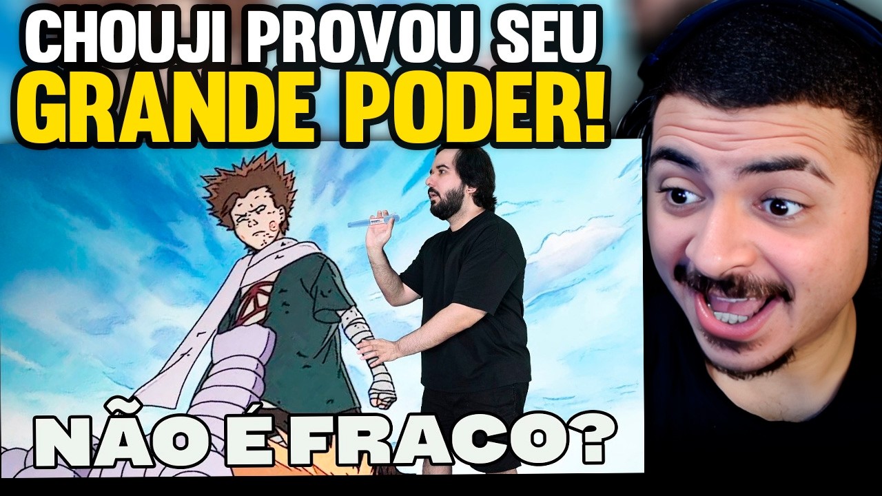 KAMUZ REAGE: Choji ENGANOU todo mundo! | Choji Vs. Jirobo | Naruto Clássico | Zé Renacho