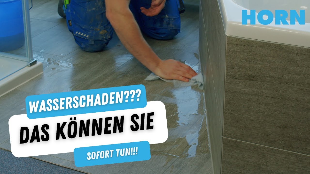 🚨Notfall Wasserschaden: SHK-Profi erkl&auml;rt, was zu tun ist!