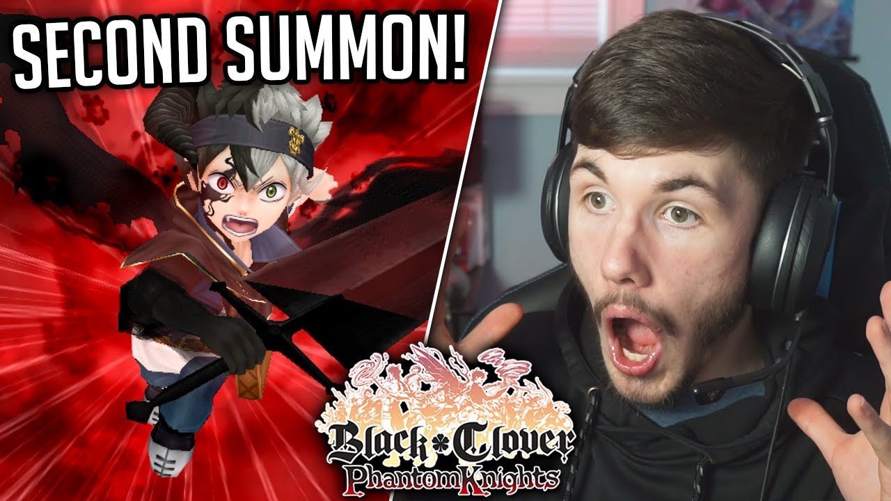 I PULLED BLACK ASTA ON MY SECOND SUMMON! Black Clover Phantom Knights First Impressions