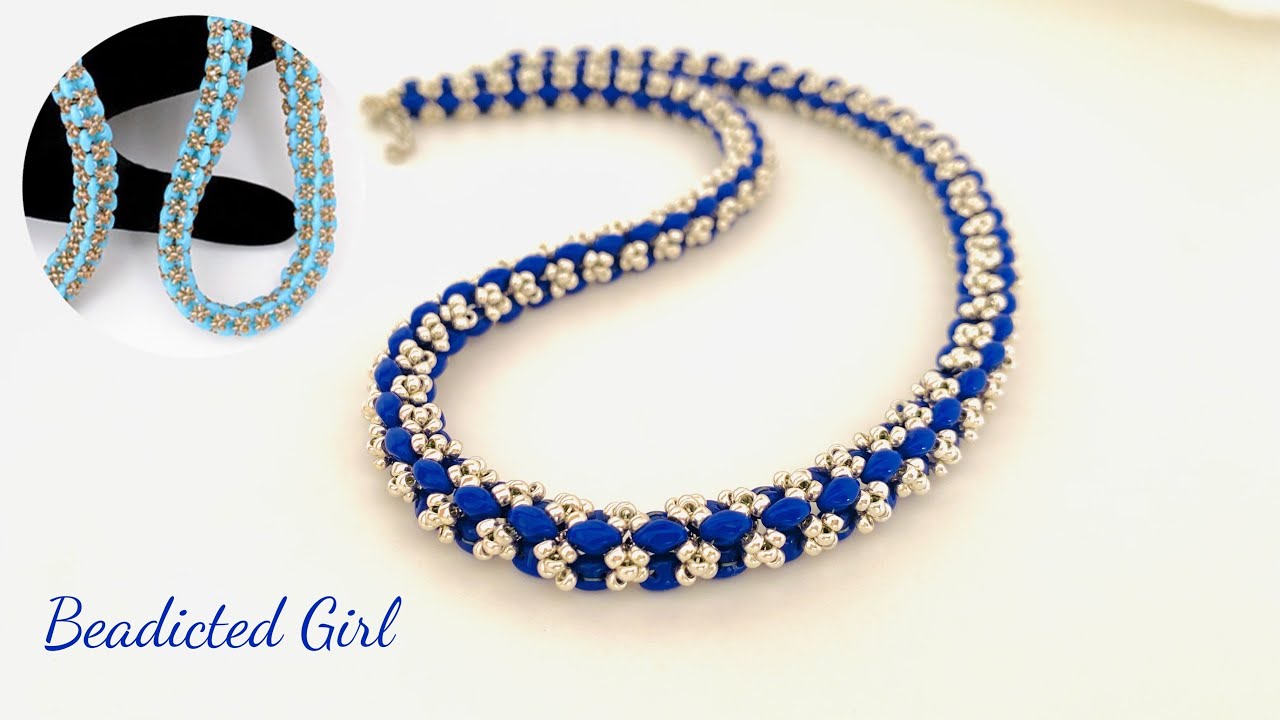 Superduo rope necklace || Twin bead necklace