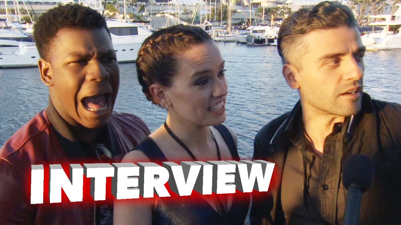Star Wars: The Force Awakens: John Boyega, Daisy Ridley & Oscar Isaac Comic Con Interview|ScreenSlam