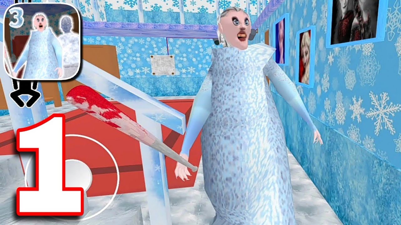 Scary Frozen Granny Queen & Ice Grandpa Horror Mod Chapter 1 Gameplay Walkthrough Part 1