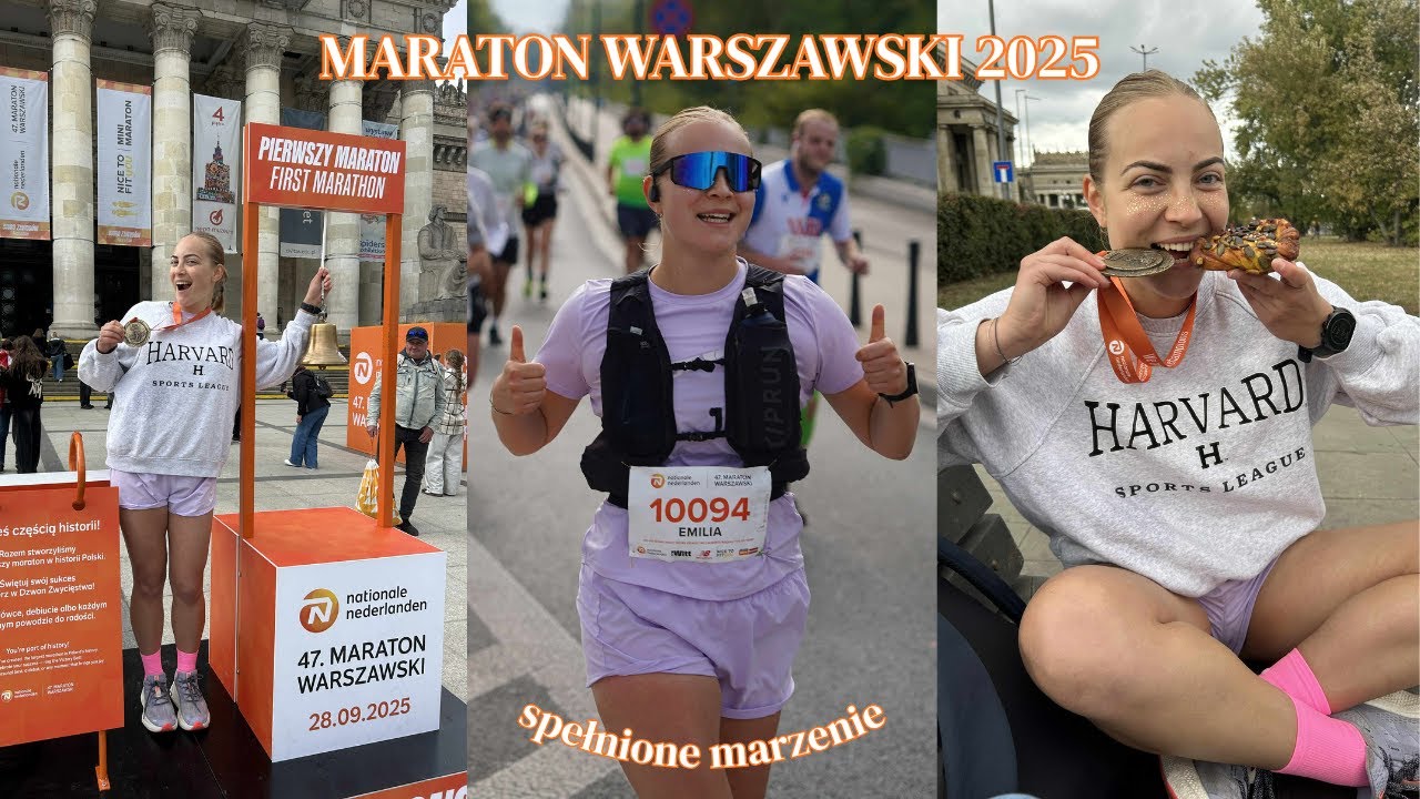 MÓJ PIERWSZY MARATON!!! najlepsze biegowe doświadczenie EVEEER