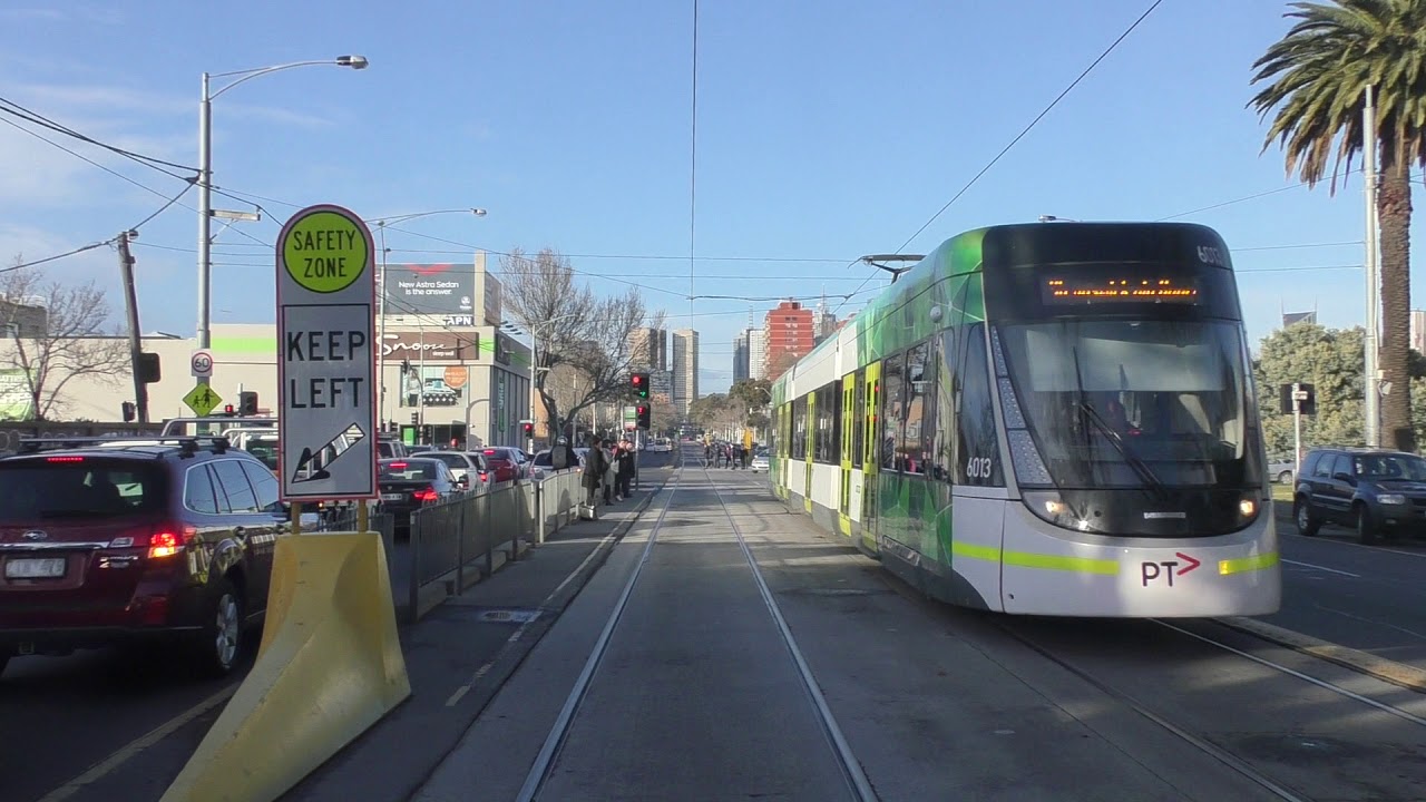 2017 Melbourne Tram Route 96 Driver View Winter AM Peak Service