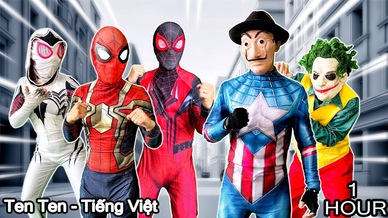 Siêu Anh Hùng MỚI Cùng JOKER Tấn Công Siêu Nhân Nhện || Tổng Hợp Video Hành Động Hay Nhất 2025