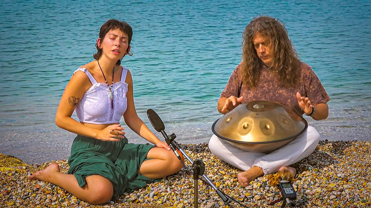 STOP Anxiety With Sea Nature Sounds, Angelic Voice and Handpan