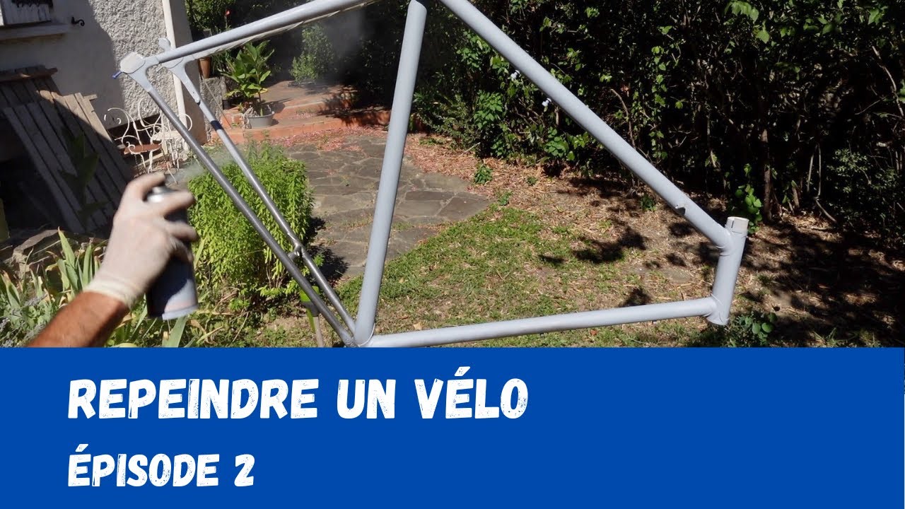 Repeindre un vélo : épisode 2, protection et pose de l'apprêt